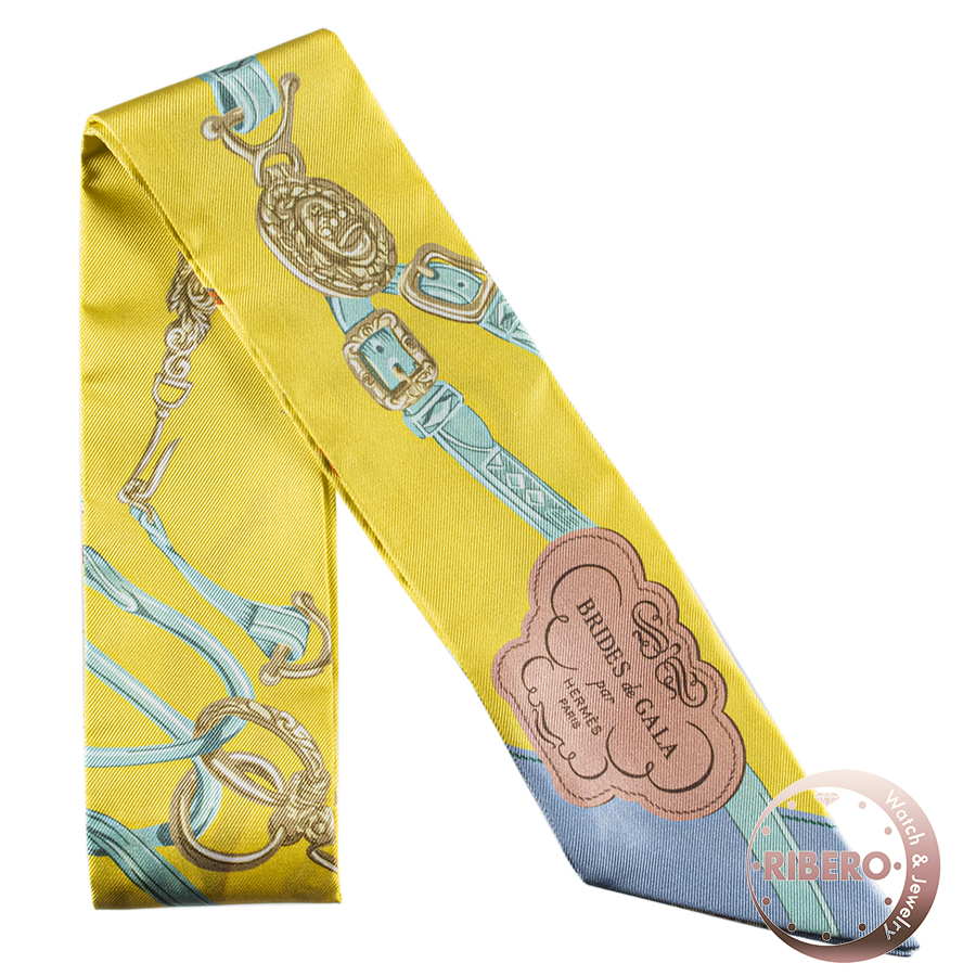 エルメス Brides de Gala Applique Pique ブリッド ドゥ ガラ アップリケ ピケ 063940S 08 ツイリー 2023SS スカーフ