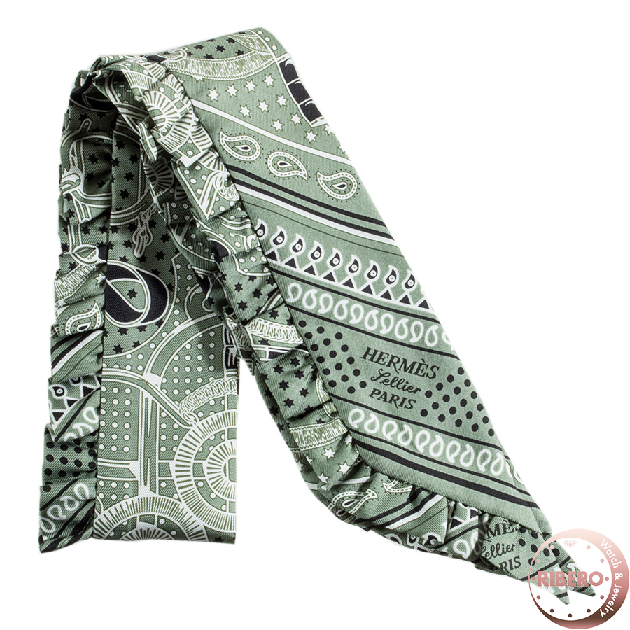 エルメス Eperon d'Or Bandana エプロン ドール バンダナ 852978S 08 ツイリー スカーフ  2024SS