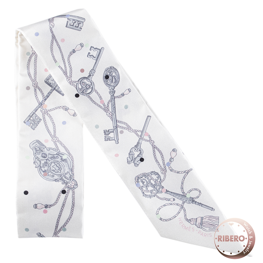 エルメス Les Cles a Pois レ・クレ・ア・ポア 063871S 03 ツイリー 2022SS スカーフ