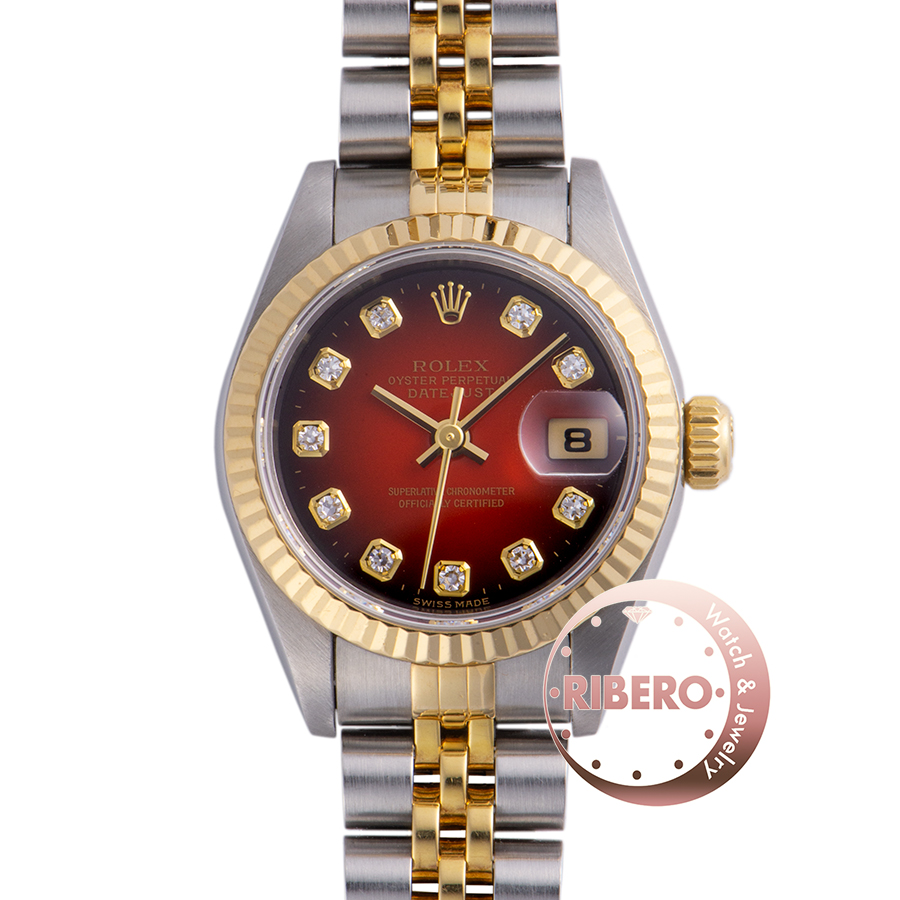 ロレックス 69173G T番 レッドグラデーション