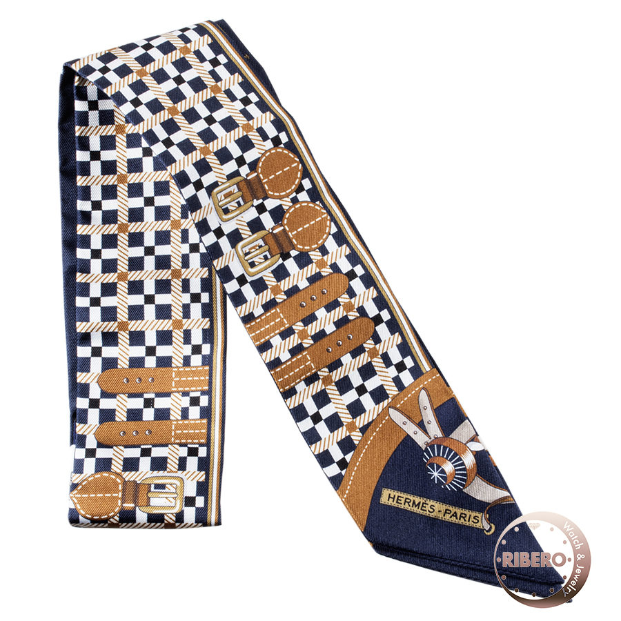 エルメス Les Voitures Nouvelles 馬車の変遷 064108S 10 ツイリー 2024SS スカーフ