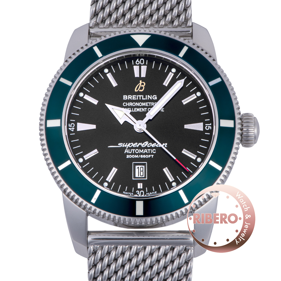 ブライトリング スーパーオーシャン46 グリーン・エディション A17320 世界1000本限定