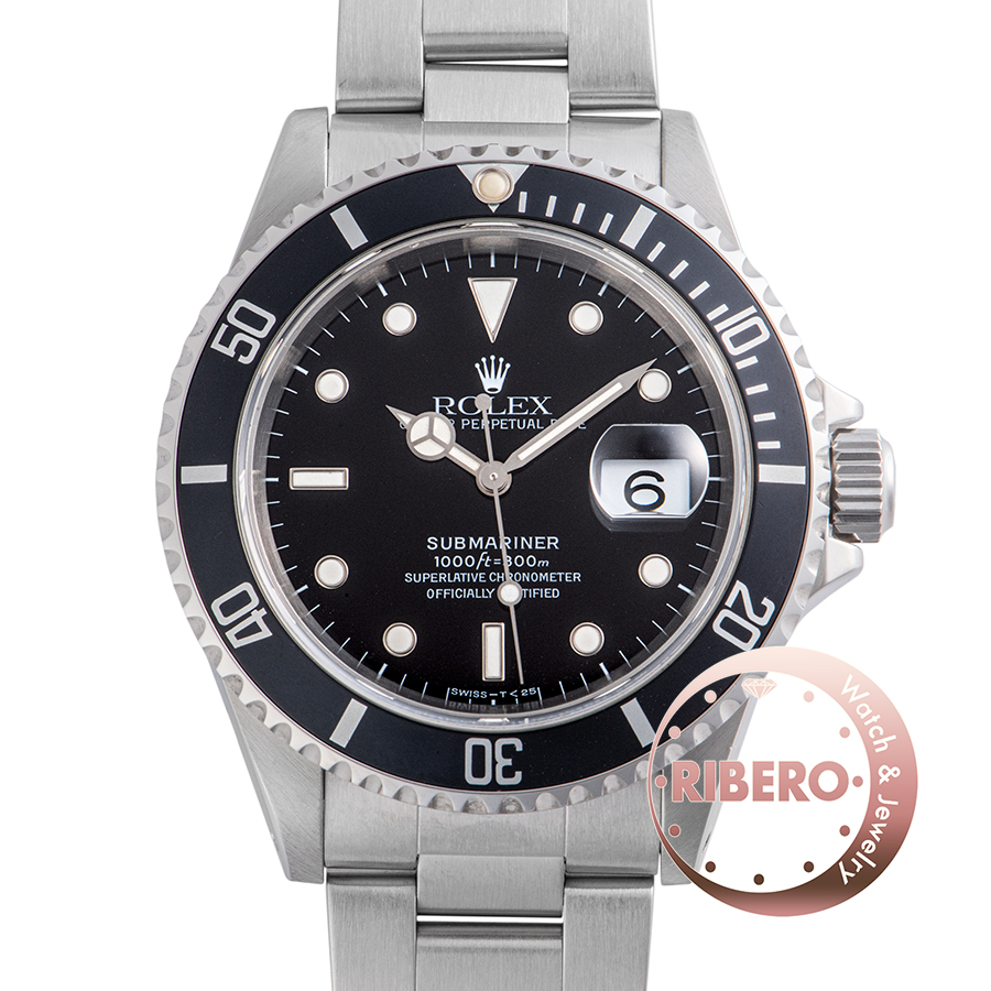 ロレックス サブマリーナデイト 16610 U番 トリチウム