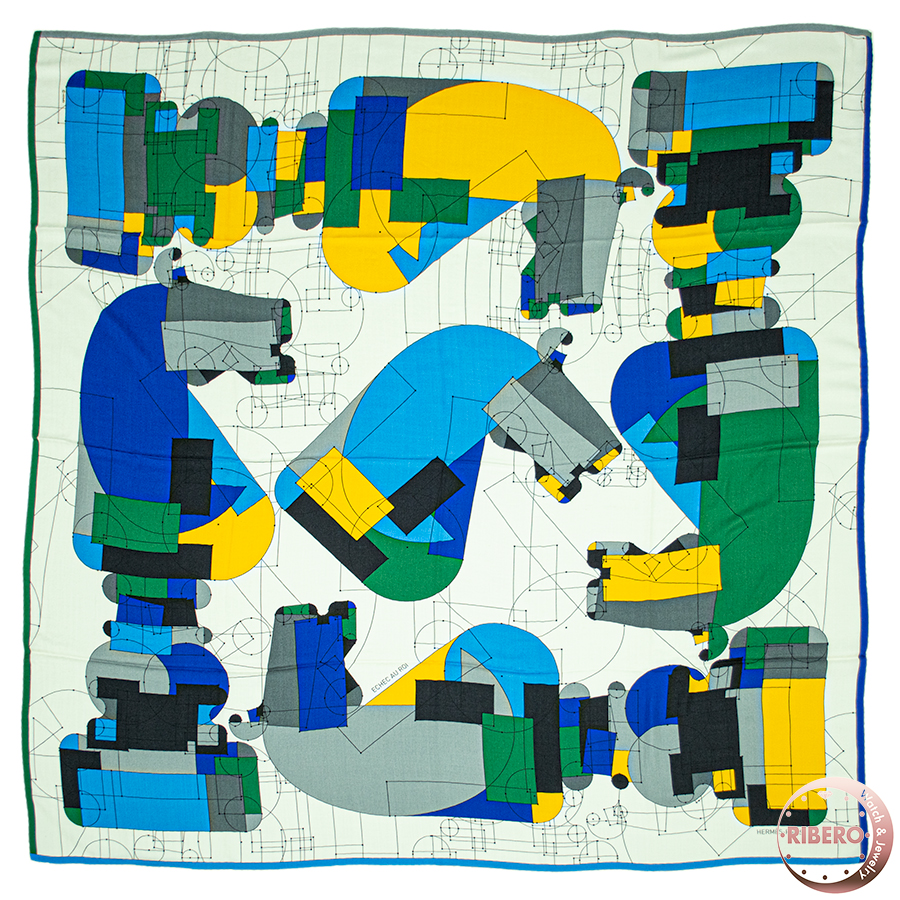 エルメス カレジェアン Echec au Roi チェックメイト 242735S 09 スカーフ カレ140 ショール ストール 