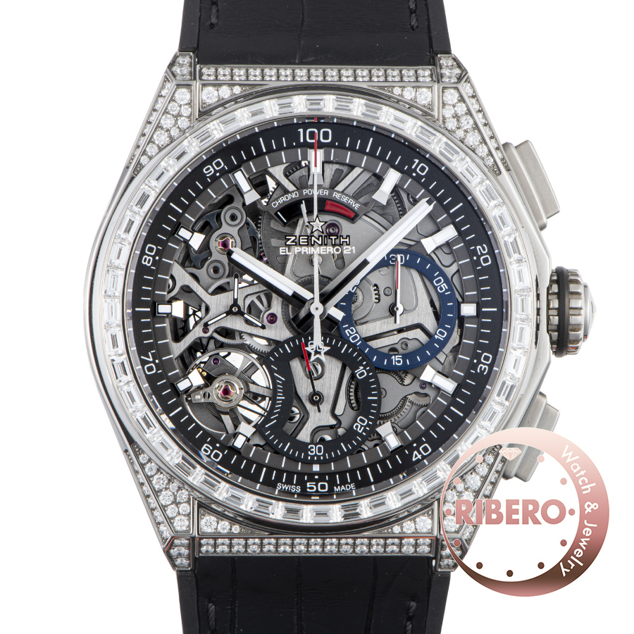 ゼニス デファイ エルプリメロ 21 フルダイヤモンド 44MM 32.9000.9004/78.R582