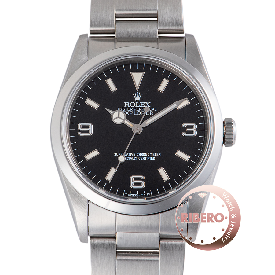 ロレックス 14270 X番 Tritium シングルブレス 横穴あり