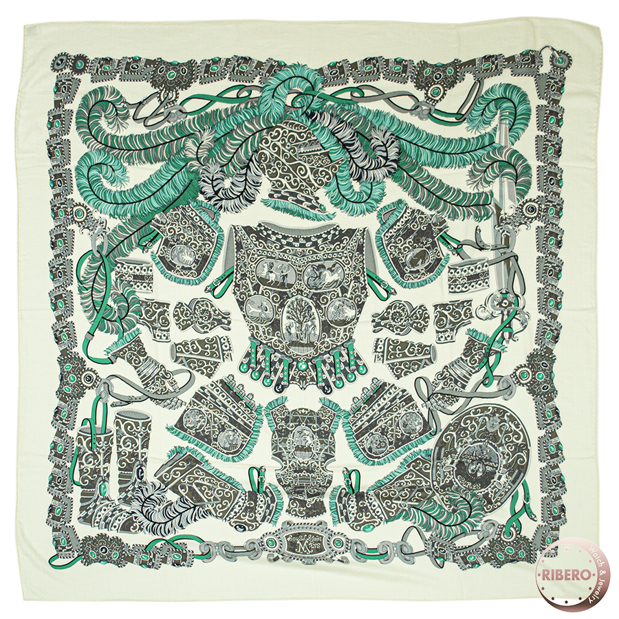 エルメス カレジェアン Sous l'Egide de Mars 軍神マルス 242776S スカーフ 2018AW カレ140