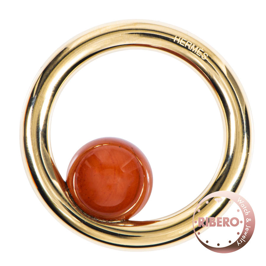 エルメス Anneau de carre 70 Saturne サターン スカーフリング カレ70