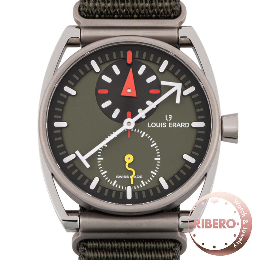 ルイ・エラール レギュレーター ルイ・エラール x アランシルベスタイン カーキ 85358TT06.BTT89 世界限定178本