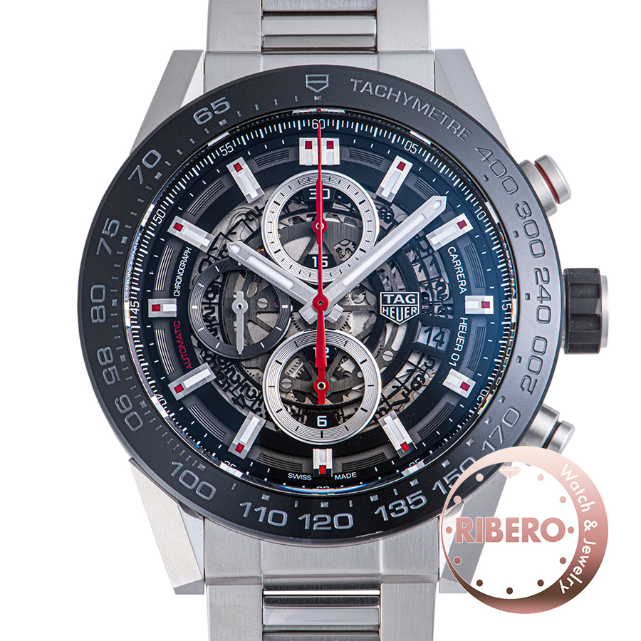 タグホイヤー カレラ キャリバー ホイヤー01 クロノグラフ CAR2A1W.BA0703