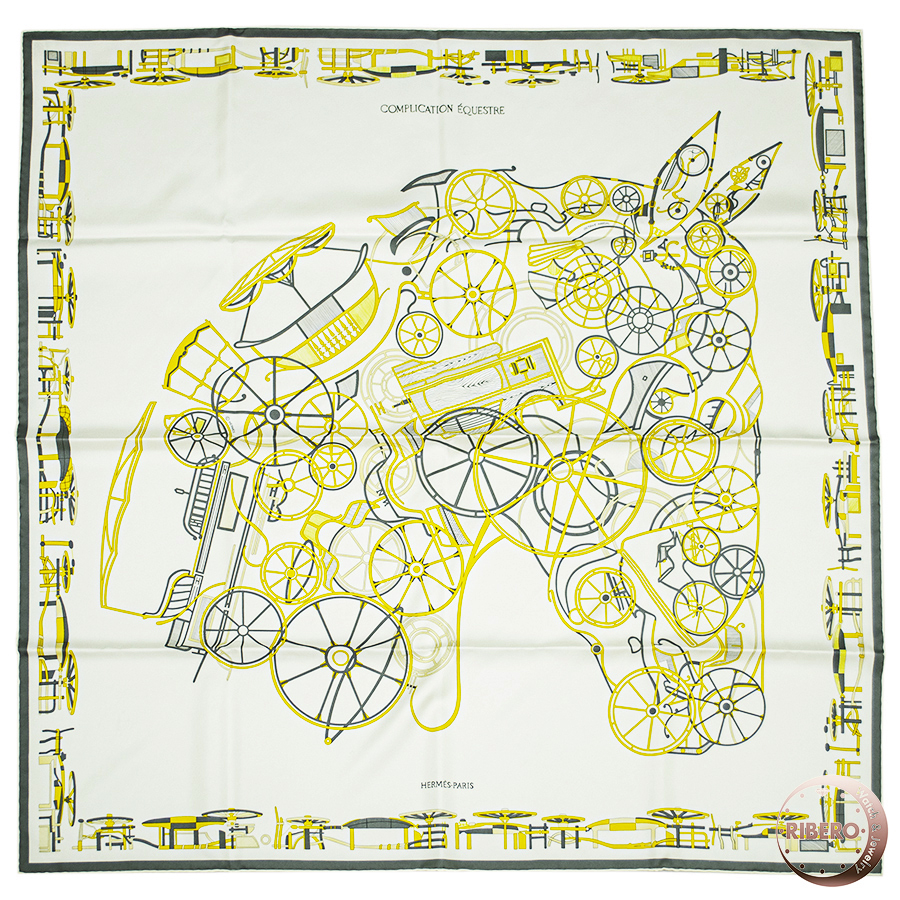 エルメス カレ90 Complication Equestre コンプリケーション エケストル 004148S 12 スカーフ 2024AW