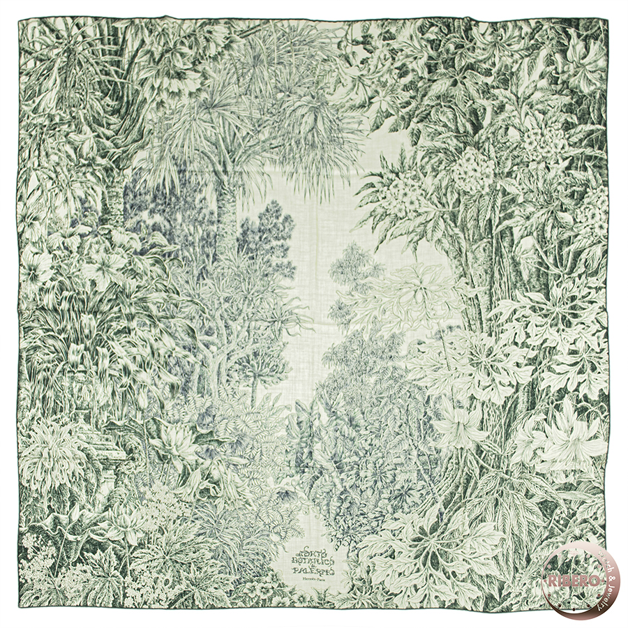 エルメス カレジェアン All'Orto Botanico di Palermo パレルモの植物園にて 244121S 05 スカーフ カレ140 ショール ストール 2024AW