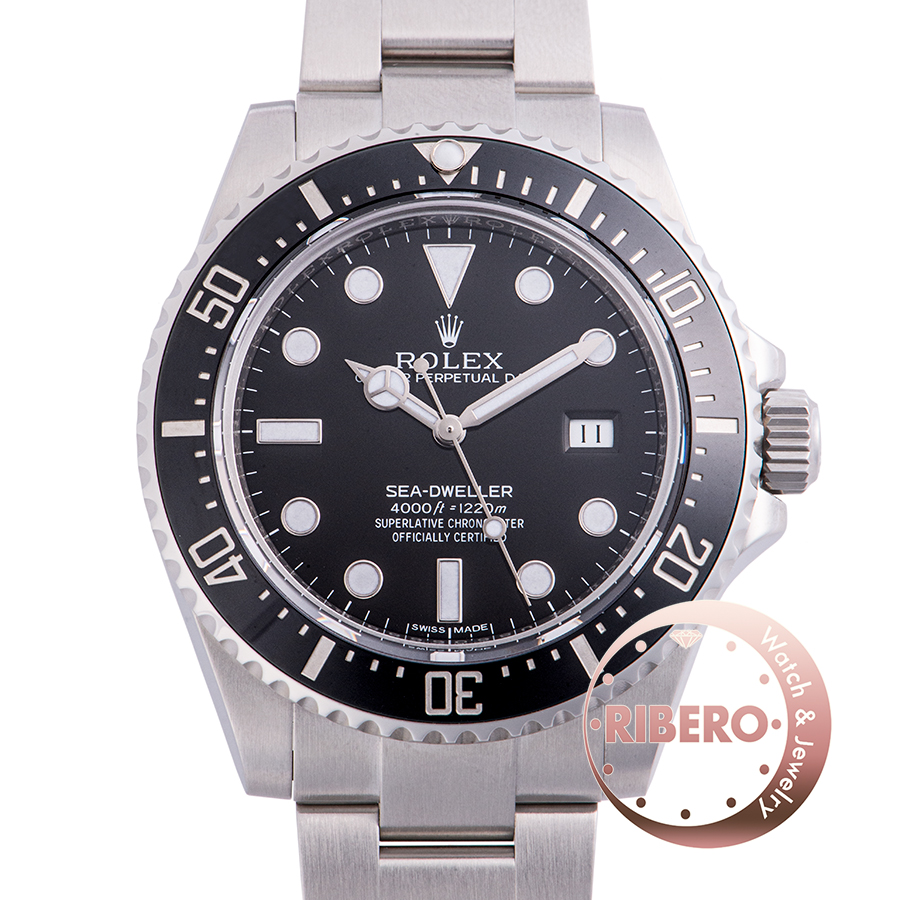 ロレックス シードゥエラー4000 116600 梨地バックル