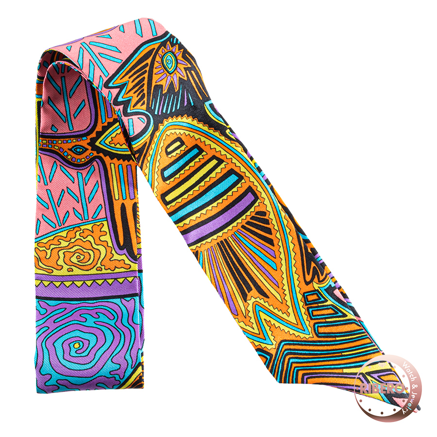 エルメス Legende Kuna Peuple De Panama パナマのクナ族の伝説 062117S 03 ツイリー 2025SS スカーフ