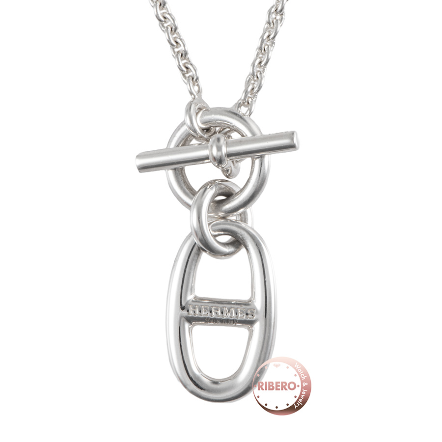 エルメス Chane d'ancre シェーヌダンクル アミュレット ペンダント ネックレス