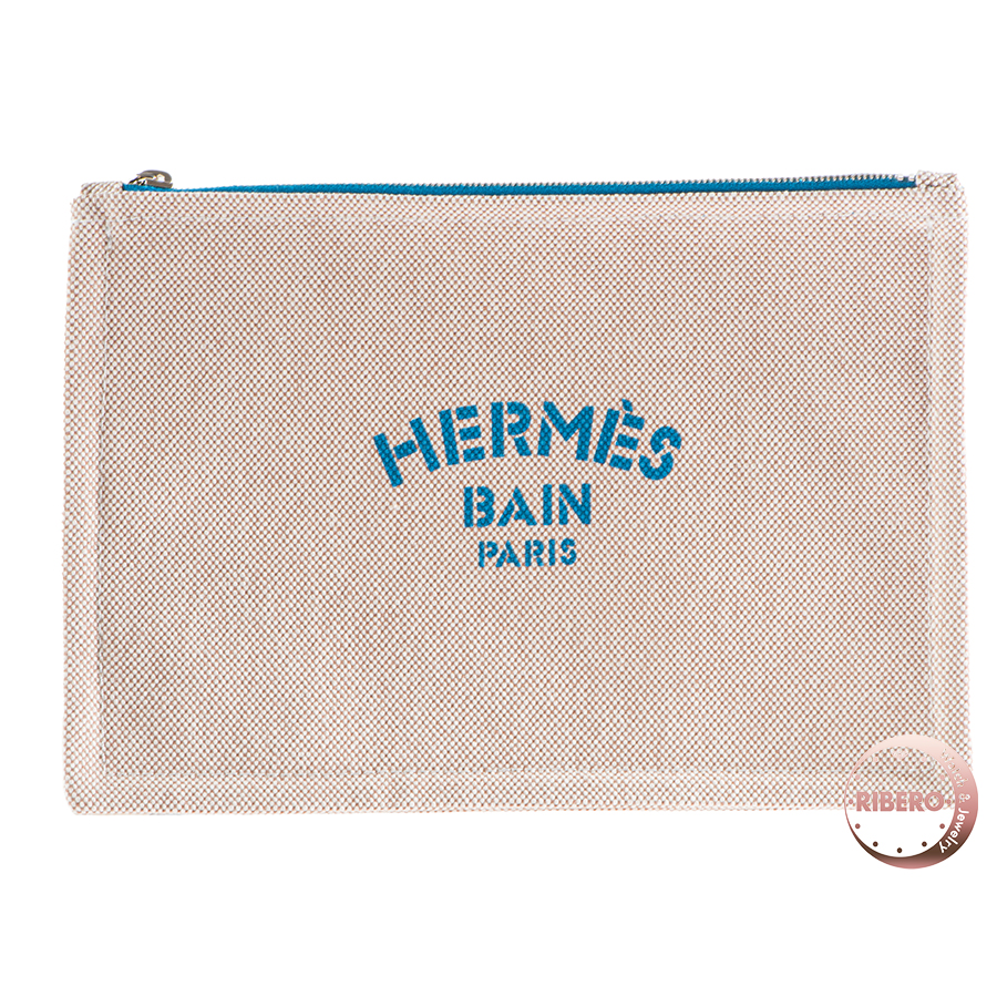 エルメス YACHTING FLAT/ヨッティングフラットポーチPM 化粧ポーチ