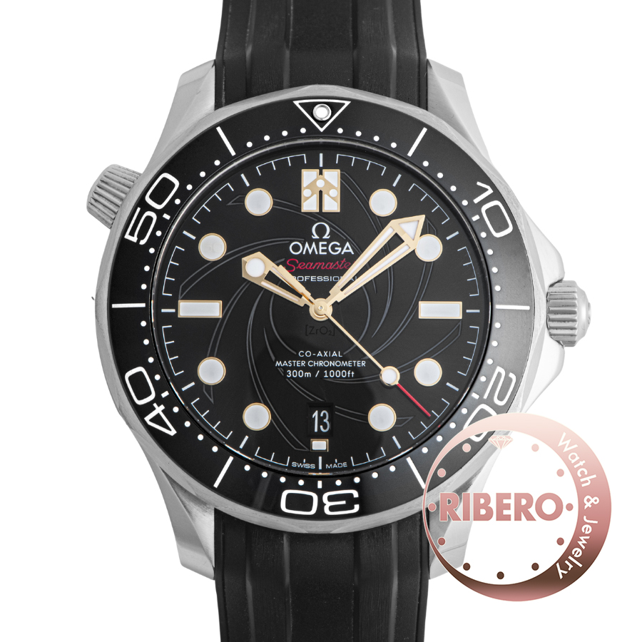 オメガ シーマスター ダイバー300ｍ コーアクシャル マスター クロノメーター 210.22.42.20.01.004 ジェームズ ボンド リミテッド エディショ﻿ン