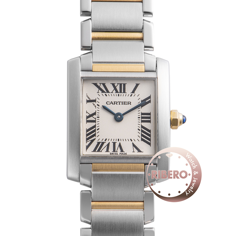 カルティエ タンクフランセーズSM W51007Q4 SS/YG