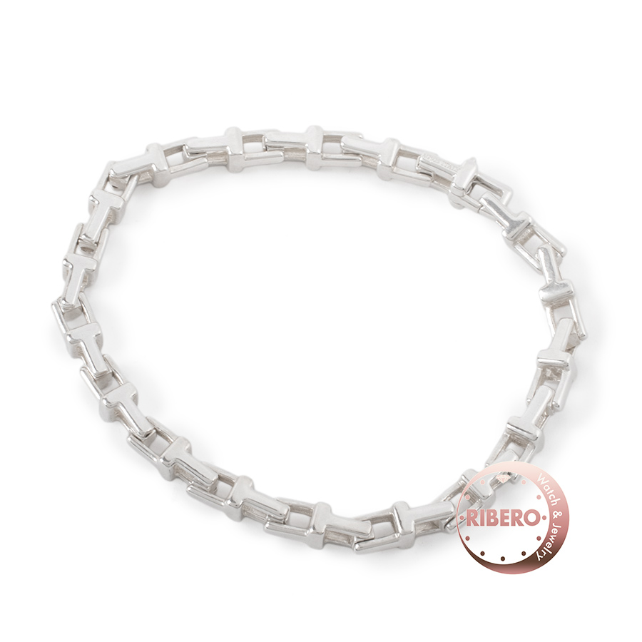 ティファニー Tナロー チェーン  ブレスレット ミディアム