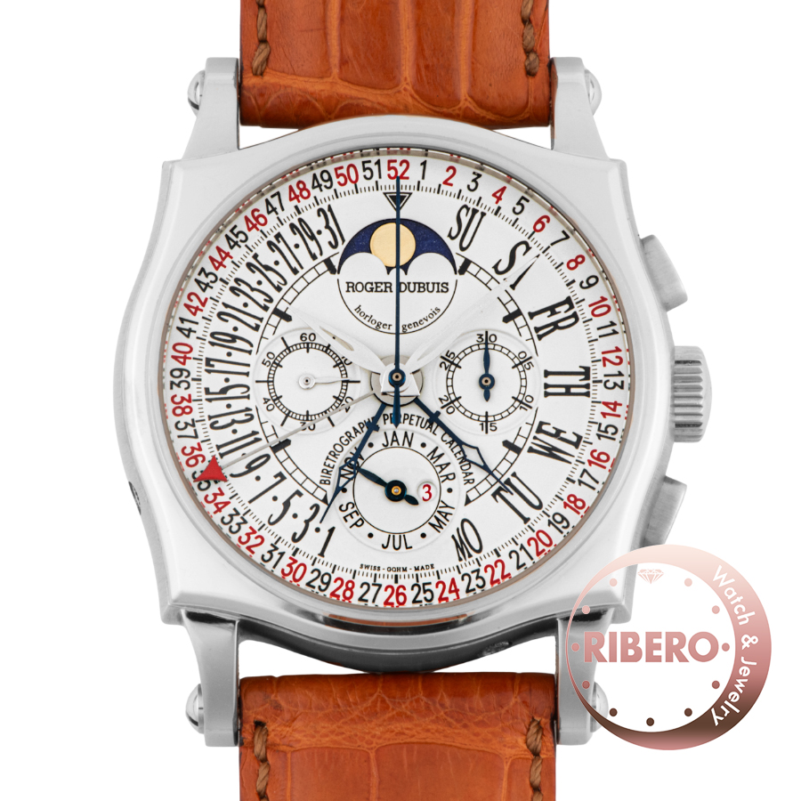 ロジェ デュブイ シンパシーバイレトログラード 52週 永久カレンダー S43.56.100W6