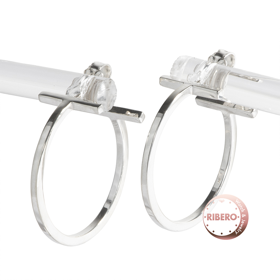 ティファニー T ワイヤー フープ ピアス