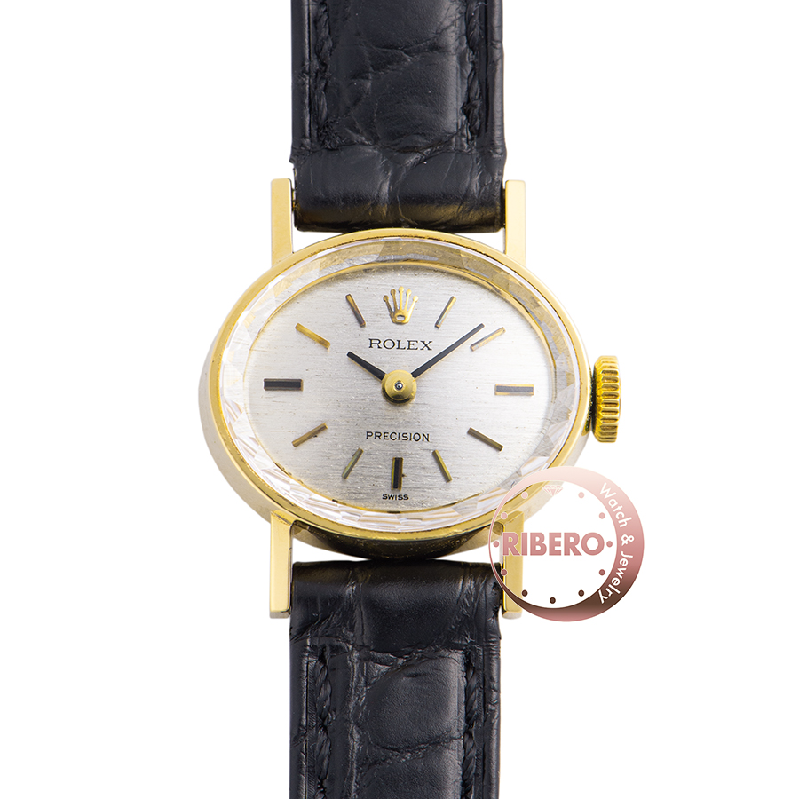 ロレックス プレシジョンオーバルカットガラス 1968年製 K18YG