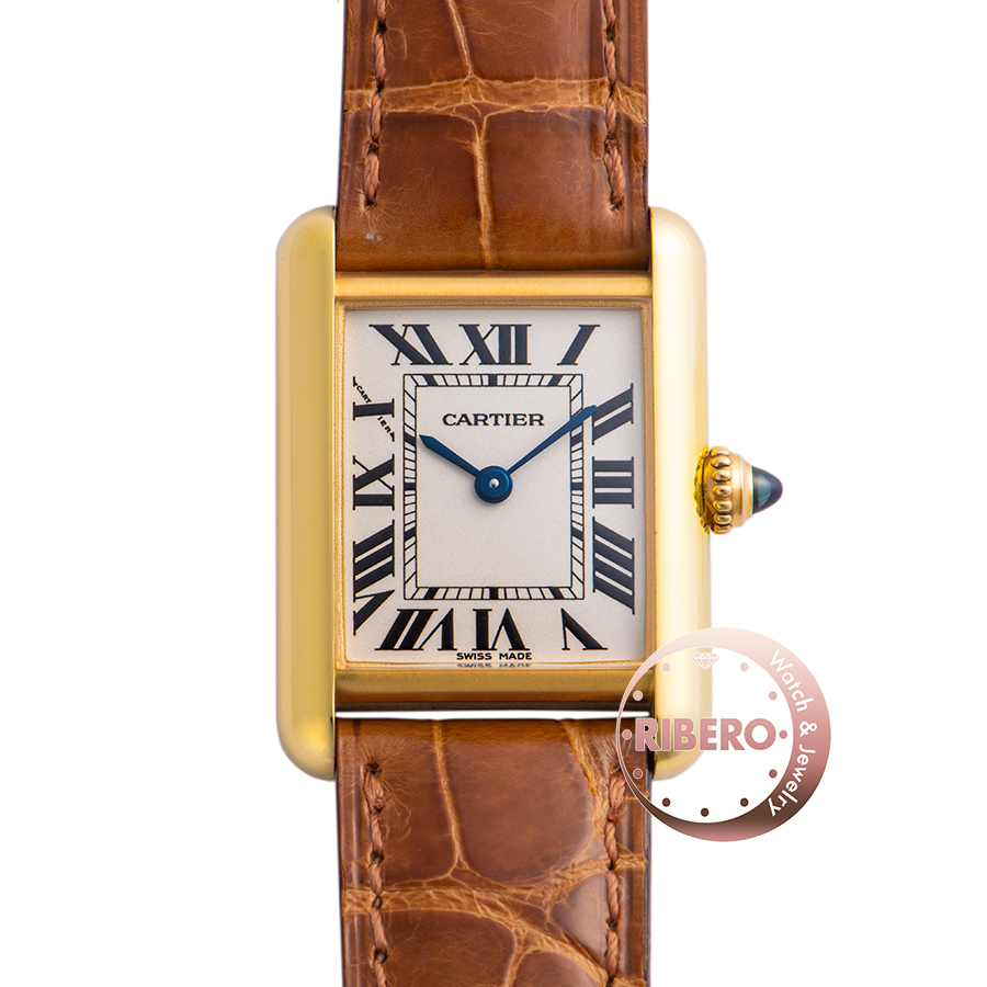 カルティエ タンクルイSM W1529856 K18YG