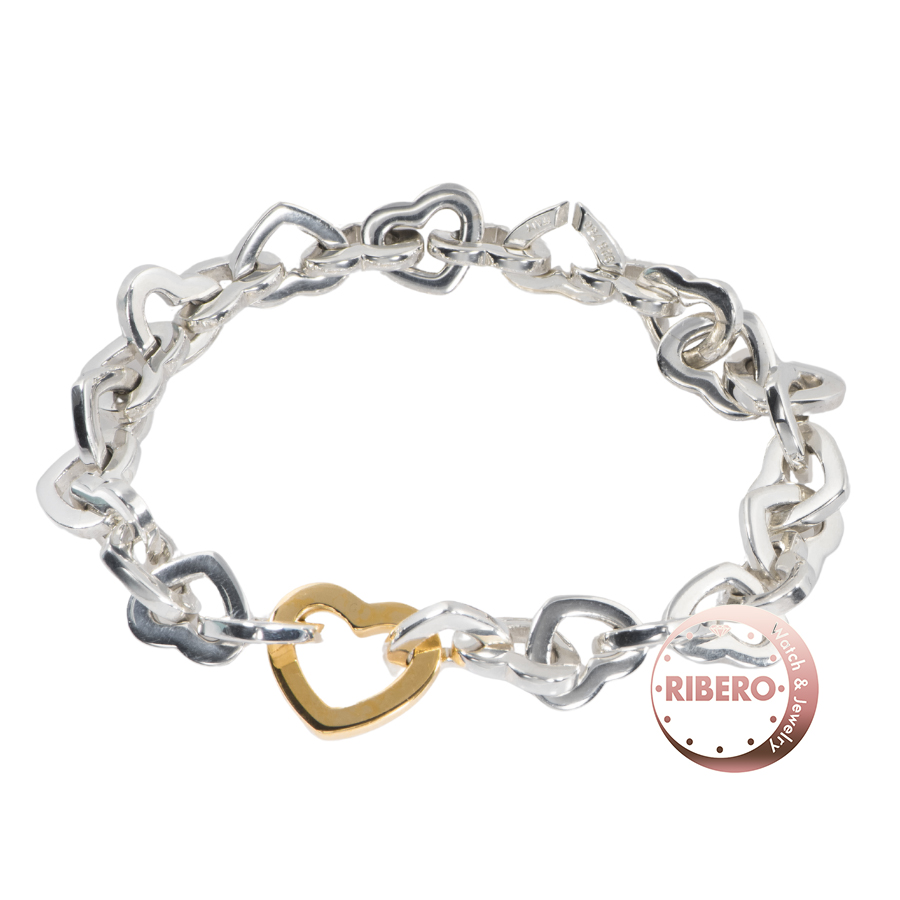 ティファニー ハートリンク ブレスレット