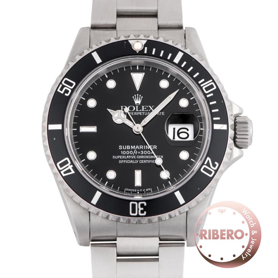 ロレックス サブマリーナデイト 16610 X番 「Tip dot Second」 Tritium