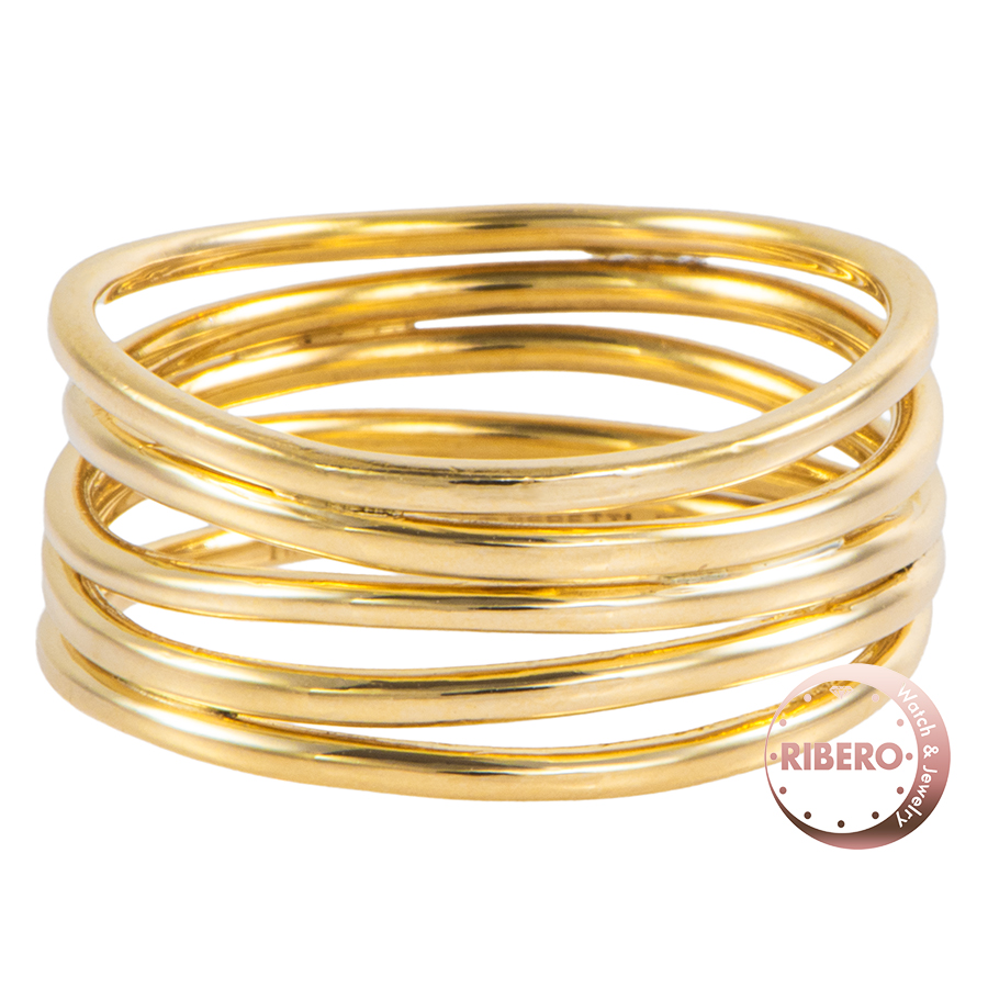 ティファニー エルサ ペレッティ ウェーブ 5ロウ リング・指輪