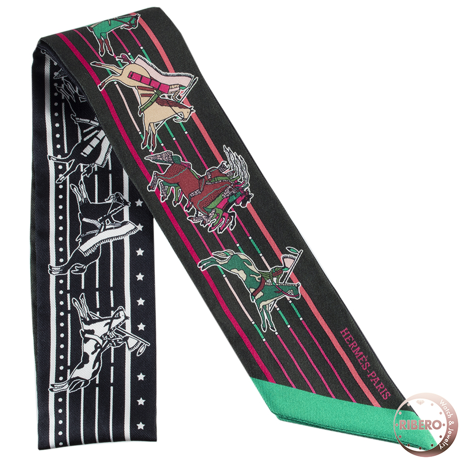 エルメス Pani La Shar Pawnee Bandana パウニー族の首長 063587S 05 ツイリー スカーフ　2020AW