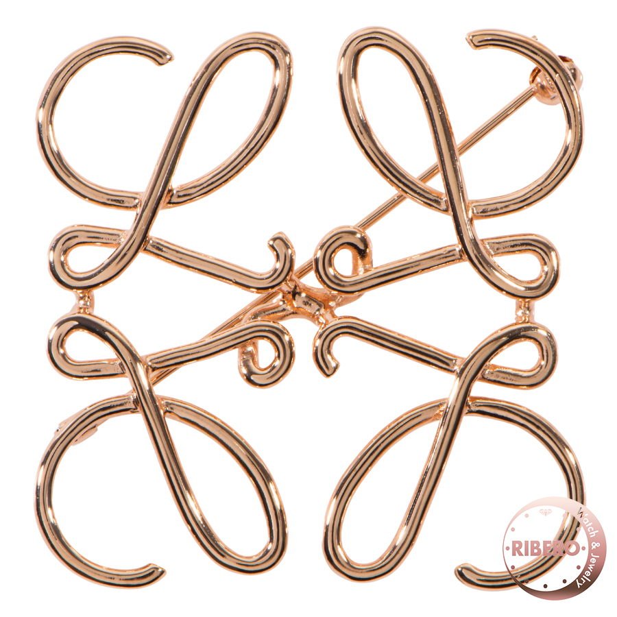 ロエベ アナグラム 111.27.027 ブローチ