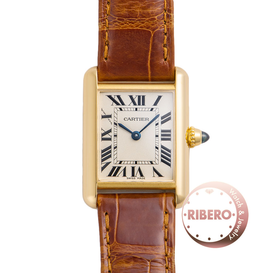 カルティエ タンクルイSM W1529856 K18YG