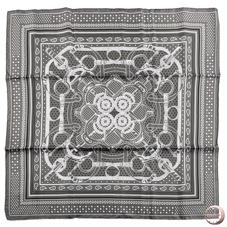 エルメス カレ70 Eperon d'Or Bandana エプロンドール バンダナ 黄金の拍車 984212S 05 スカーフ