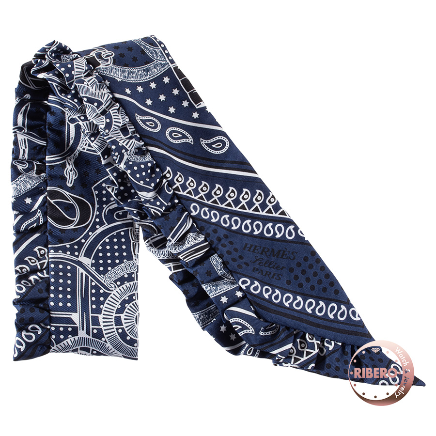 エルメス Eperon d'Or Bandana エプロン ドール バンダナ 852978S 01 ツイリー スカーフ 2024SS