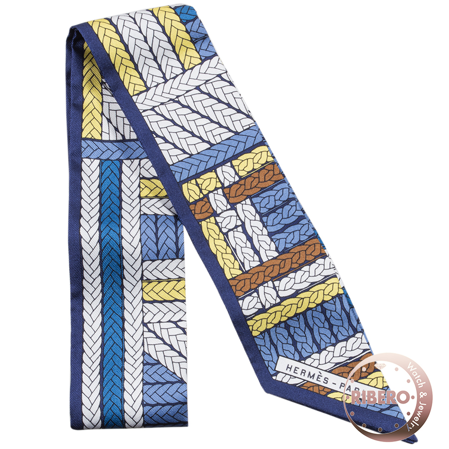 エルメス Tresses H トレスH 063847S 13 ツイリー スカーフ 2022SS