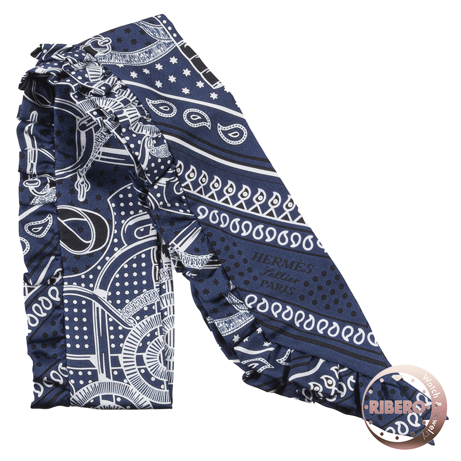 エルメス Eperon d'Or Bandana エプロン ドール バンダナ 852978S 01 ツイリー スカーフ 　2024SS