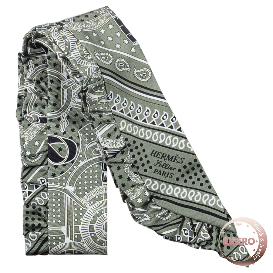 エルメス Eperon d'Or Bandana エプロン ドール バンダナ 852978S 08 ツイリー スカーフ 　2024SS
