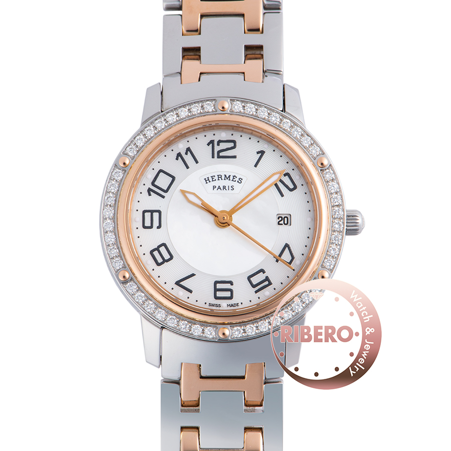 エルメス クリッパー CP1.322 ベゼルD PG/SS