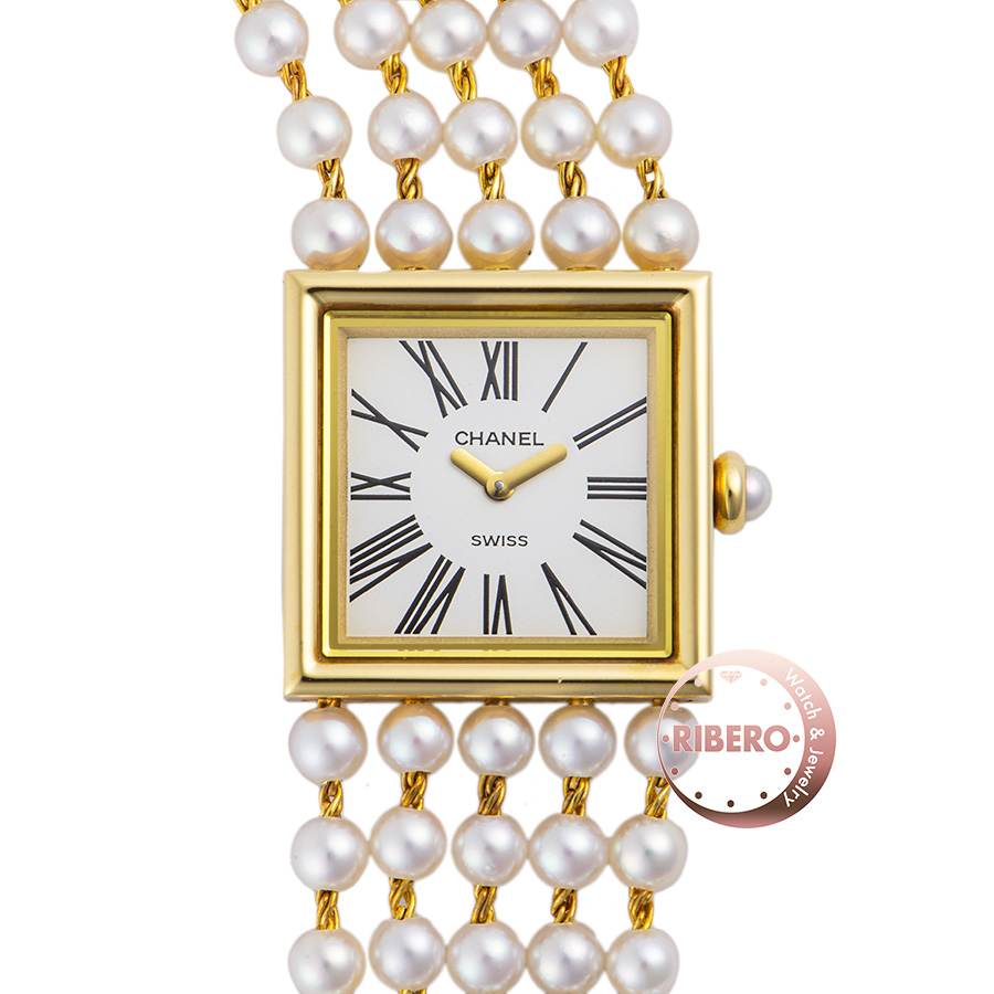 シャネル マドモワゼル H0007 ホワイトパール