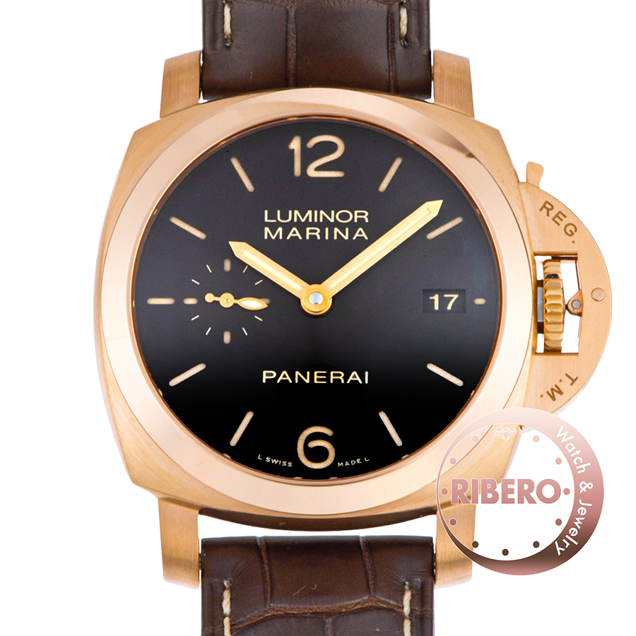 オフィチーネパネライ ルミノールマリーナ1950 3デイズ オートマチック オロロッソ PAM00393