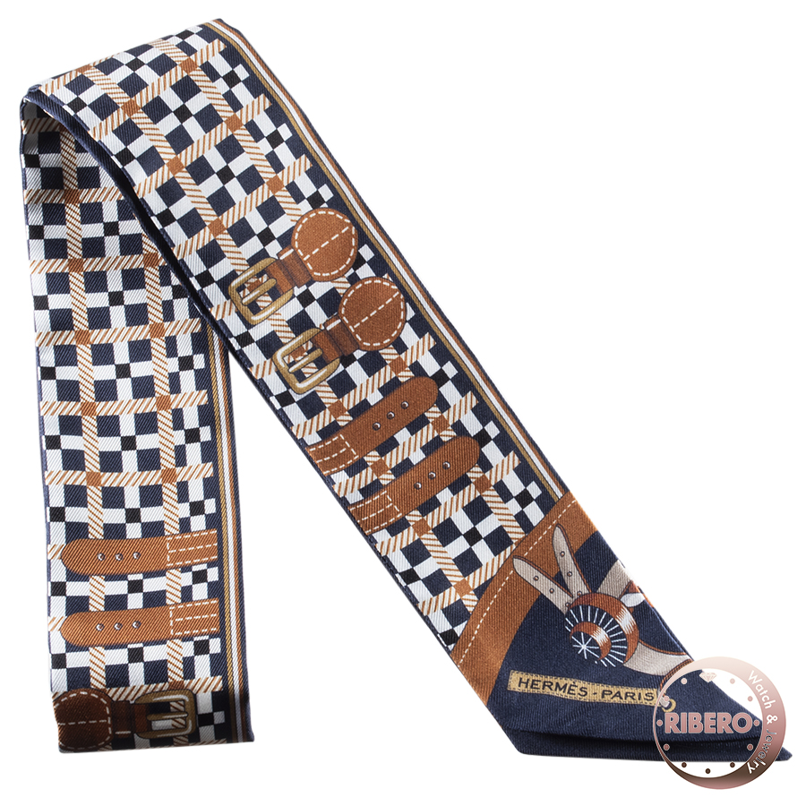 エルメス Les Voitures Nouvelles 馬車の変遷 064108S 10 ツイリー 2024SS スカーフ