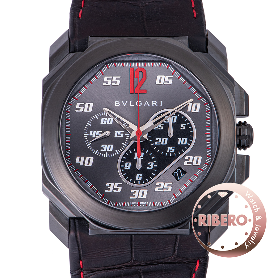ブルガリ オクト ヴェロチッシモ クロノ KEN OKUYAMA DESIGN BGO41SCH 日本200本限定