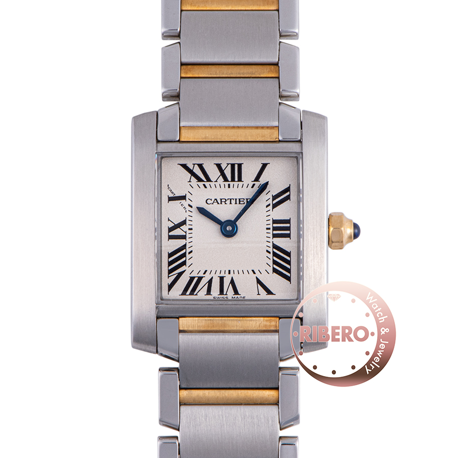 カルティエ タンクフランセーズSM W51007Q4 SS/YG