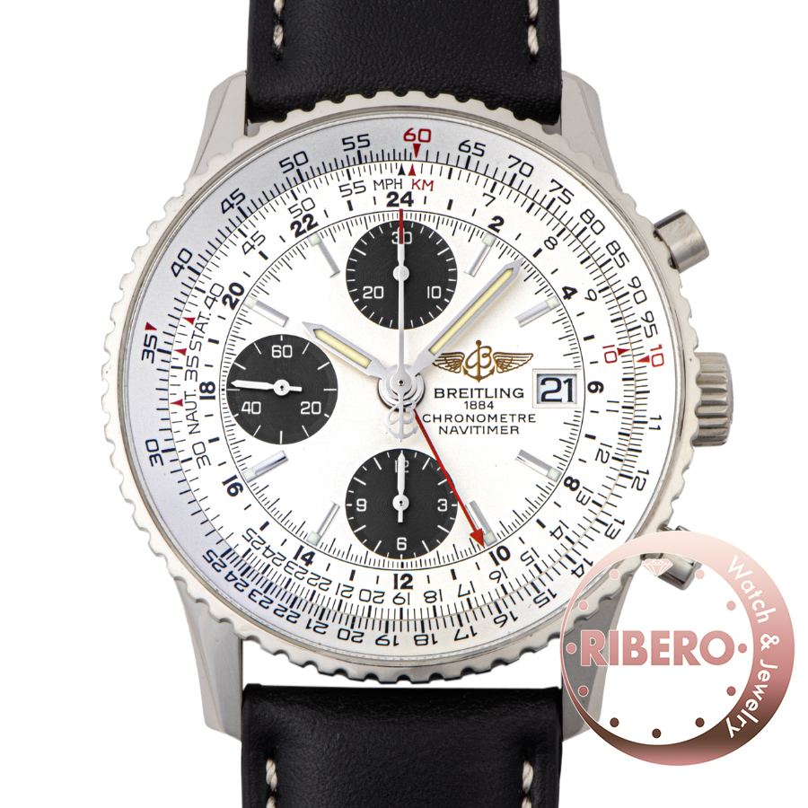 ブライトリング ナビタイマーGMT J244GMTWBA(J24324) 日本限定100本 K18WG