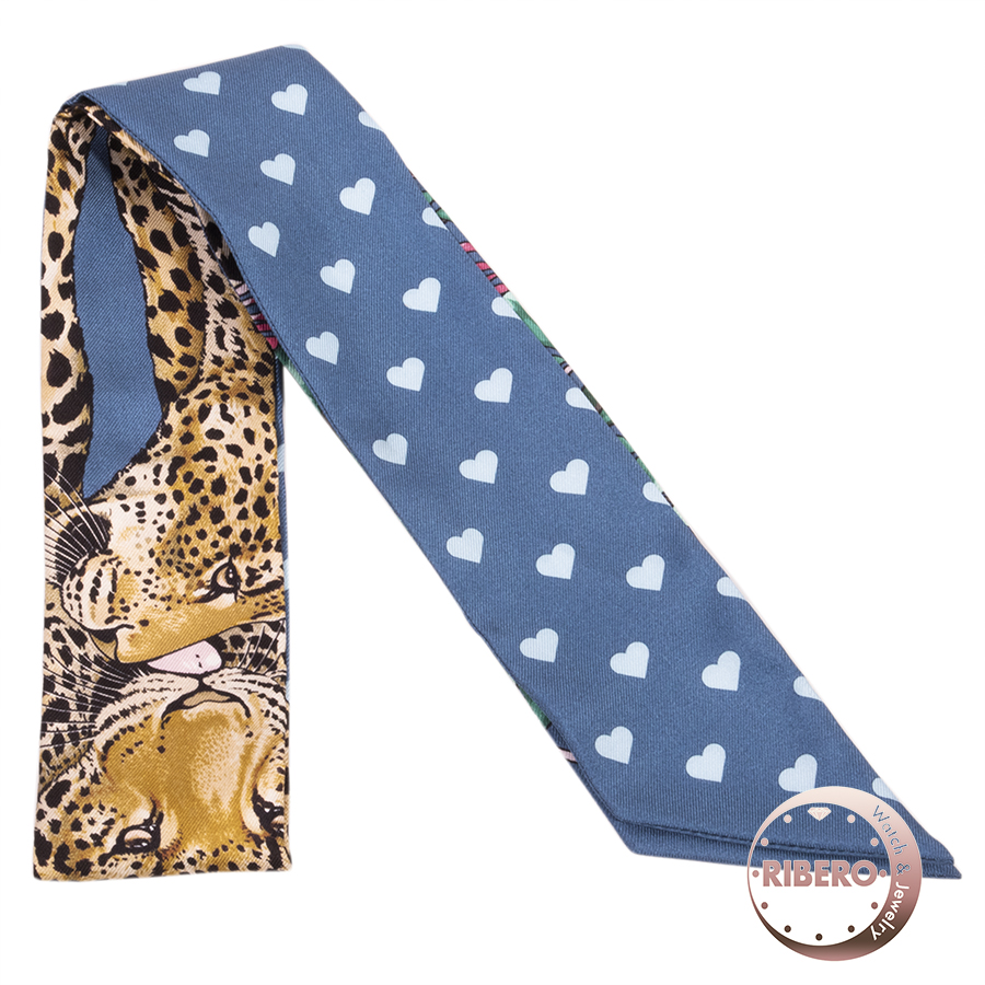 エルメス Jungle Love Love ジャングルラブラブ 063513S 17 ツイリー スカーフ