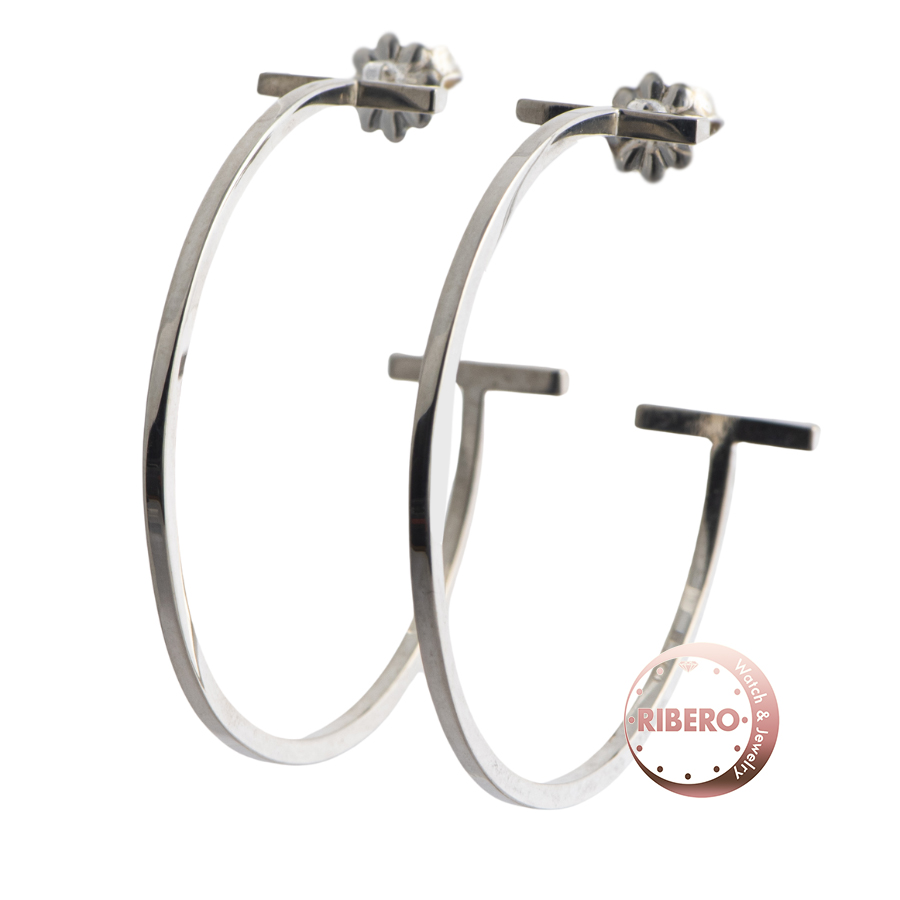 ティファニー T ワイヤーフープ ピアス