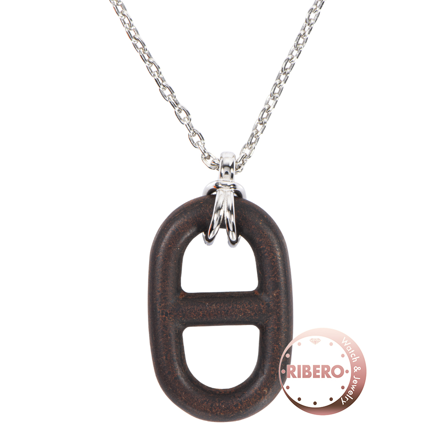 エルメス シェーヌ・ダンクル・ヴュルカニウム H077349FP01 ネックレス シェーヌダンクル ペンダント