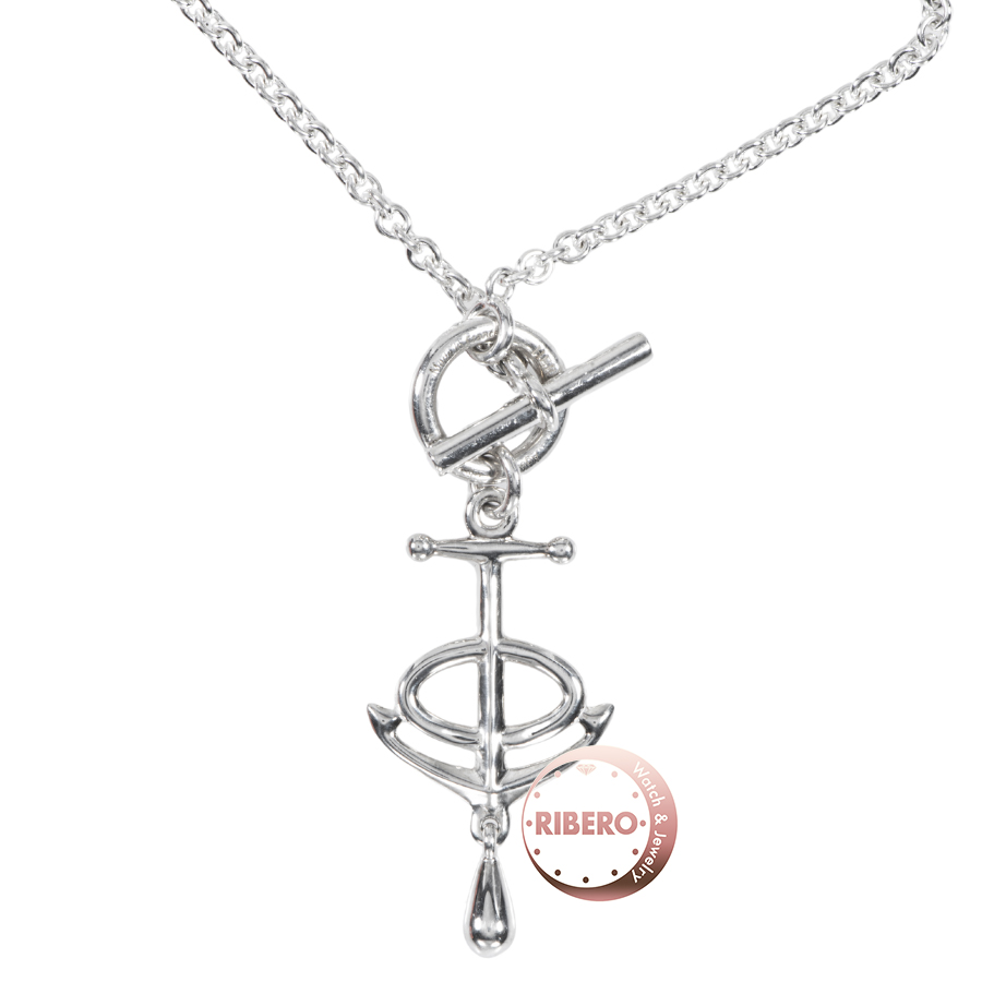 エルメス グランラルジュ ネックレス シェーヌダンクル アンカー ペンダント