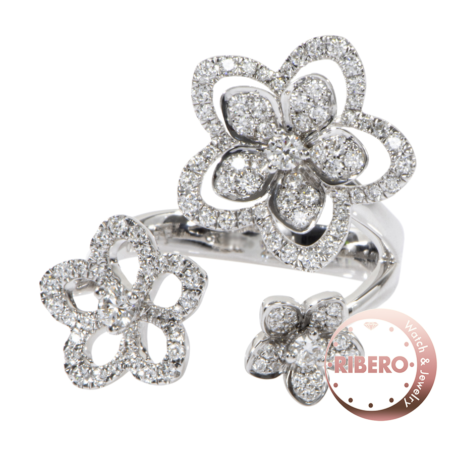 グラフ ワイルドフラワー トリプル ダイヤモンド RGR841 リング・指輪